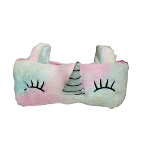 Rengarenk Peluş Unicorn Kalem Kutusu Kalemlik