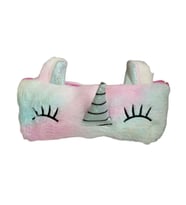Rengarenk Peluş Unicorn Kalem Kutusu Kalemlik