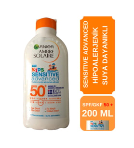 Garnier Sensitive Advanced Çocuk Hipoalerjenik Güneş Koruyucu spf/gkf 50+ 200ML