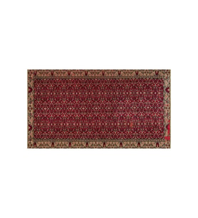 Eskitme El Yapımı Halı 142x258 cm 9247
