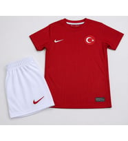 2026 Türkiye Milli Takımı yeni sezon isimsiz kırmızı Deplasman Çocuk Forma 2li set