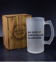 eJOYA Kişiye Özel Kutusunda Bira Bardağı Hediye Seti 108234