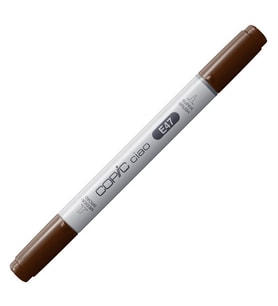 Copic Ciao Marker Kalem E47 Dark Brown 22 075 244