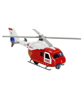 Çek Bırak Metal Helikopter 20 cm - Kırmızı