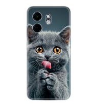 Infinix Smart 9 Kılıf Boutique Baskılı Resimli Komik Kedi Pcode -008