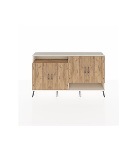Arges Konsol 6 Raflı 4 Kapaklı 176x30x99 Aytaşı-Çam