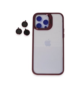 Joko Apple İphone 14 Pro Kılıf Roblox Lens Standlı Kapak - Bordo