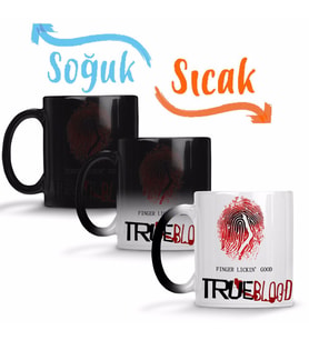True Blood Sihirli Kupa Bardak Porselen
