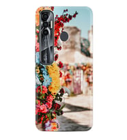 Tecno Spark 6 6 Go 8C 8 Pro 7 7 Spark 9 Pro Kılıf Desemli Silikon Gerçek Çiçekler 1743
