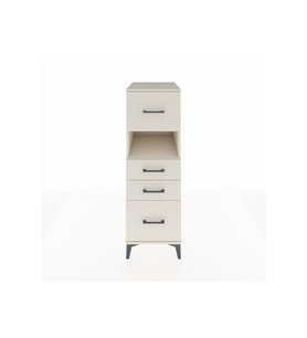 Kronos Dolap Tek Raflı 4 Çekmeceli 44x59x134 Aytaşı-Aytaşı