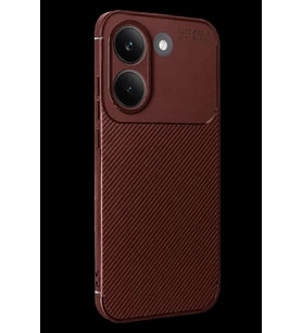 Poco X8 Pro Auto Focus Karbon Kapak - Bordo