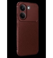 Poco X8 Pro Auto Focus Karbon Kapak - Bordo