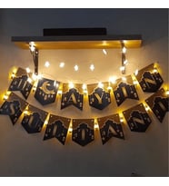 Hoş Geldin Ramazan 11 Ayın Sultanı Zikzak Işıklı Banner Set