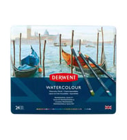 Derwent Watercolour Kuru Boya Metal Kutu 24'lü