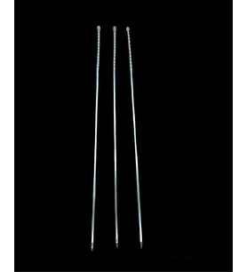 50 cm Kalın Kare Burgulu Metal Kuşbaşı Şiş - Pratik Mutfak Aleti