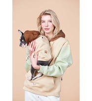 Sahipler Için Tek Ürün, Bol Kalıp, Caramel Sweatshirt, Köpek Kıyafeti Kombini (Karamel)