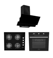 ALVEUS SİYAH  ECOPLUS 3'LU ANKASTRE  SET (AD07-A10-AF860)
