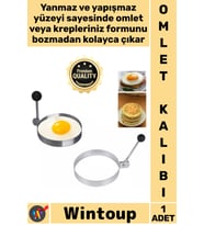 #OmletKalıbı Kahvaltı Sunum Yanmaz Yapışmaz Mutfak Gereçleri Pratik Metal Yuvarlak Omlet Krep Kalıbı