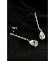 SKY DIAMOND gümüş damla küpe