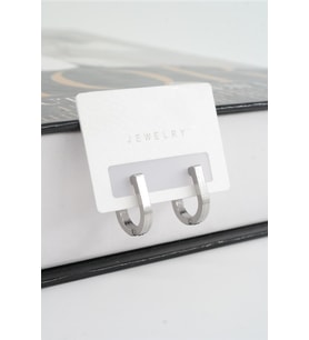 Kadın 316 L Paslanmaz Çelik 1.5 cm Geometrik Küpe