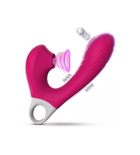AIWEI PRO G-Spot Tapping ve Klitoris Emiş Güçlü 2 in 1 Vibratör