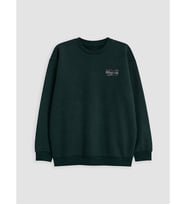 LCW Kids Yeşil Bisiklet Yaka Erkek Çocuk Sweatshirt