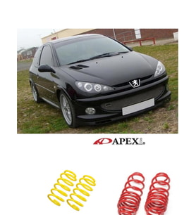 peugeot 206 hb-sedan 1998.2007 apexi 4.5 cm ön spor yay