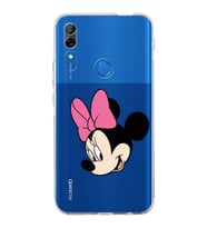 Huawei P Smart z  Kamera korumalı Kapak Minnie Mouse Tasarımlı  Şeffaf Kılıf
