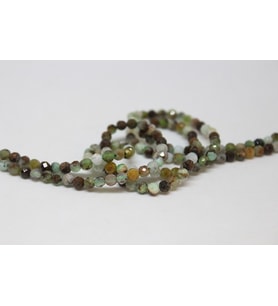 Krizokol Taşı YARIM Dizi 3mm (17cm uzunluğundadır)
