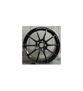5*112*18*8.0 ET35 CH73.1 DEEP BLACK GLOSS SPARCO JANT *