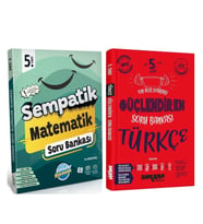 Ünlüler Karması 5. Sınıf Matematik Sempatik ve Ankara Yayıncılık Türkçe Soru Bankası Seti 2 Kitap