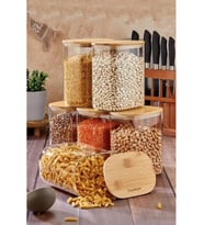Cooker Borosilikat Cam Kavanoz 17 cm 1 Adet