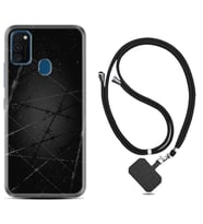 Samsung M21 M22 M23 M30 M31S M32 Kılıf Boyun Askılı Silikon Dikenli Tel 1779