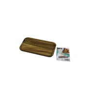 AKASYA DİKDÖRTGEN AHŞAP SERVİS SUNUM TEPSİ - TAHTASI  MİNİ TEPSİ   25 X 14 X 1.4CM (5343)
