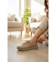 Enoch Kadın Siyah Lazer Kesim Detaylı Comfort Taban Şehir Sneaker Loafer