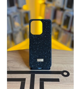 Redmi 13 4G Uyumlu Taş Desenli Silikon Yumuşak Kılıf (Siyah)