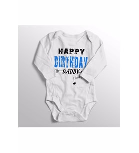 Unisex Bebek Beyaz Baskılı Zıbın