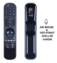 HUAYU MR23GA LG AIR MOUSE SES KOMUTLU SİHİRLİ KUMANDA GRİ KUTU