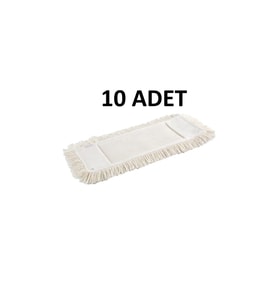 Yüksek Kaliteli Zincirli Örme Mop Bezi 50 cm, 10'lu Set