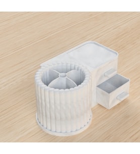 Modern Minimalist Masa Düzenleyici – Estetik Çekmeceli Kalemlik
