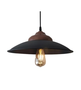 Mylights Retro Siyah Ve Bakır Sarkıt Avize Metal Avize Rustik (421976517)