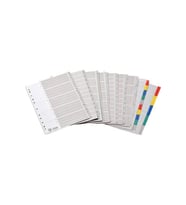 Bafix Seperatör 1-5 Rakamlı Karton A4