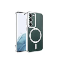 Samsung Galaxy S23 Uyumlu Kılıf M-safe Wireless Şarj Özellikli Zore Setro Silikon