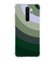 Xiaomi Redmi Note 8 Pro Köşe Korumalı Antişok Kapak Renk Cümbüşü Tasarımlı Şeffaf Silikon Kılıf