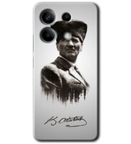 Poco X6 Kılıf HD Desen Baskılı Kılıf - Mustafa Kemal Atatürk