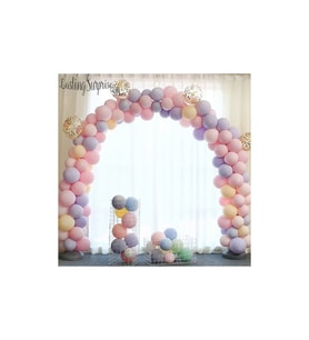Balon Karışık Soft Renkler 100 Ad. 5 mt Balon Zinciri M08