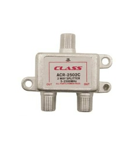 Class ACR-2502C 1 Giris 2 Çıkıs Kablo Tv Uydu Anten Çoklayıcı 2 Lİ Splitter İkili Splıtter