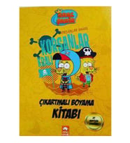KRAL ŞAKİR ÇIKARTMALI BOYAMA KİTABI / KORSANLAR KRALI