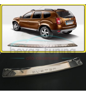 Dacia Duster Arka Tampon Üstü Kromu Nikelajı 2010-2017