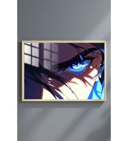 Anime Çerçeveli Metal Poster Tablo